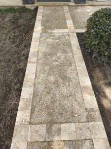 Terrasse en béton desactivé