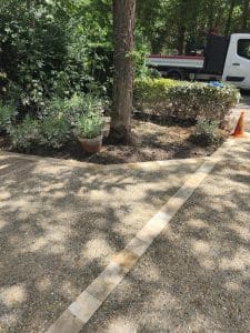 Terrasse en béton desactivé