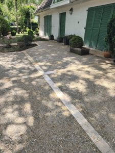 Terrasse en béton desactivé